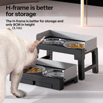 Adjustable Dog Feeder with Stainless Bowls for Better