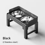 Adjustable Dog Feeder with Stainless Bowls for Better