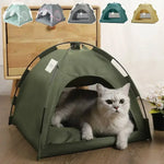 Pet Tent Bed Removable Cat Sofa Basket