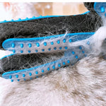 2 Sided Grooming Brush Bath Cleaning Glove