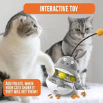 Treat Dispenser & Exercise Toys for Indoor Cats