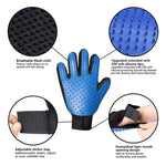 2 Sided Grooming Brush Bath Cleaning Glove