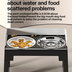 Adjustable Dog Feeder with Stainless Bowls for Better