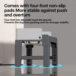 Adjustable Dog Feeder with Stainless Bowls for Better