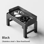 Adjustable Dog Feeder with Stainless Bowls for Better