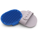 Massage Rubber Bristles Comb with Adjustable Ring Handle