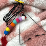 Interactive Cat Teaser Toy Adjustable Hanging Door Swing