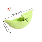 Cozy Banana Cat Bed for Cats and Dogs - Soft Plush Pet House