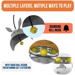 Treat Dispenser & Exercise Toys for Indoor Cats