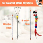 Interactive Cat Teaser Toy Adjustable Hanging Door Swing