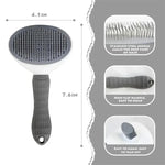 Pet Massage Comb for Effective Detangling and Hair Removal