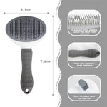 Pet Massage Comb for Effective Detangling and Hair Removal